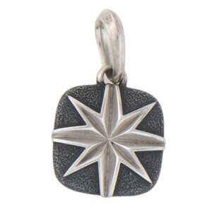 DAVID YURMAN STERLING SILVER 925 MARITIME NORTH STAR PENDANT AMULET